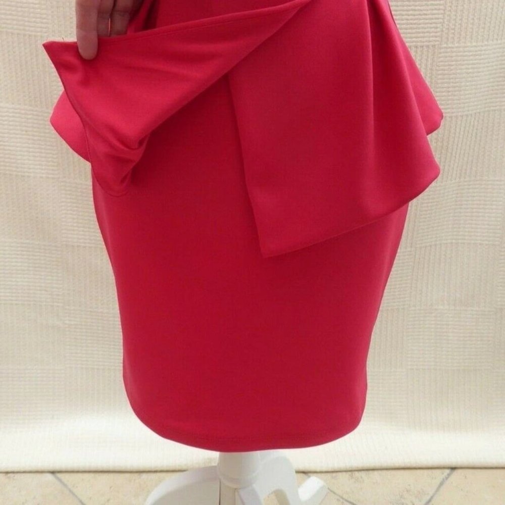 New Look Lost Society pink peplum waist dress Size 10 - Picture 3 of 6